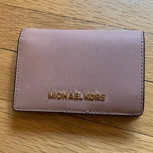 Michael Kors muted pink wallet
